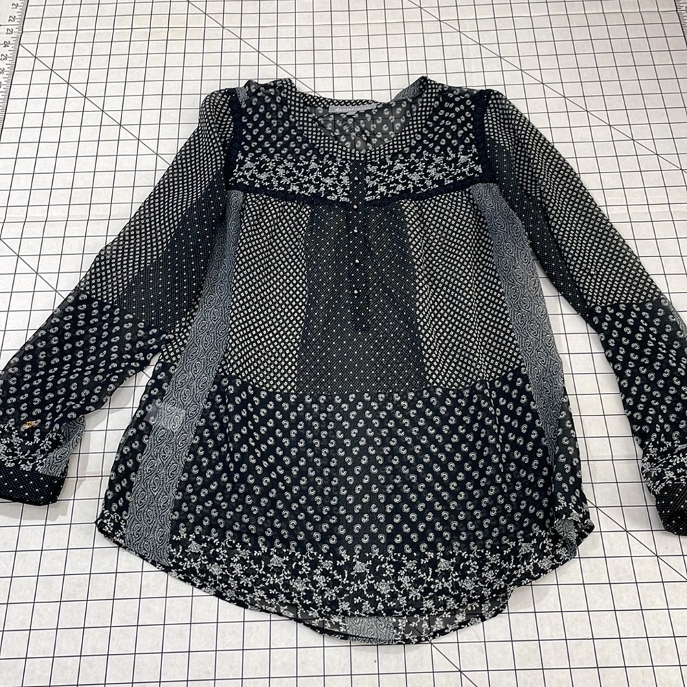 Daniel Rainn Black And White Patchwork Design, Bl… - image 5